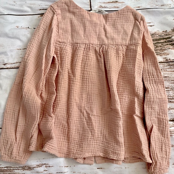 H&M organic button down cotton gauze top - Picture 5 of 5